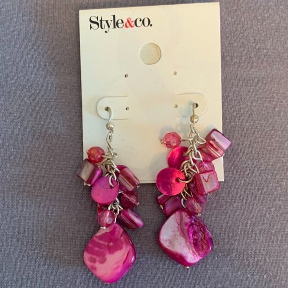 Barbiecore Pink Statement Necklace and Earring set - Picture 2 of 10